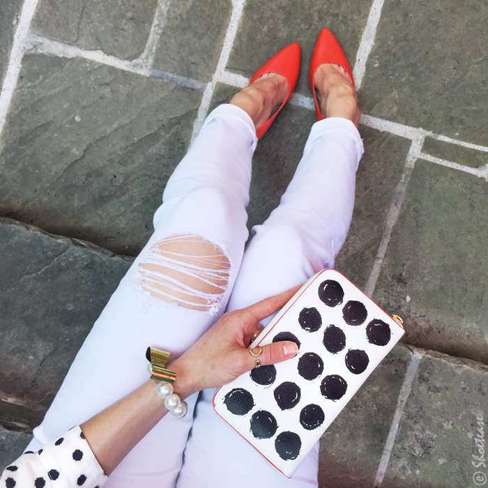 Coral Crush – Styling Coral Shoes with A White Outfit