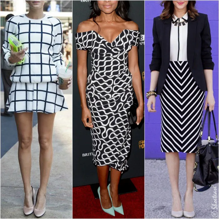 What to Wear with a Black and White Dress