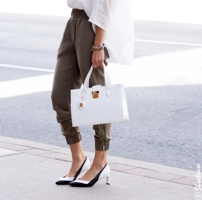 Black and White Shoes Outfit