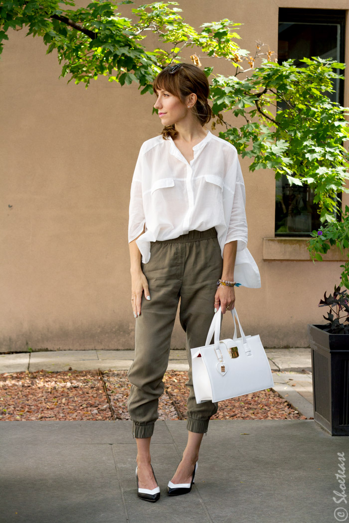 Black and White Pumps Styling