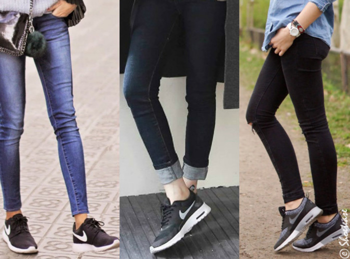 running shoes that look good with jeans