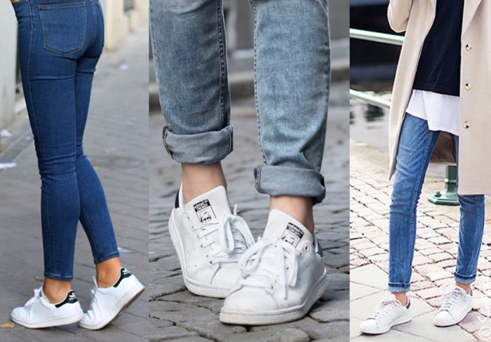 best sneakers to wear with jeans