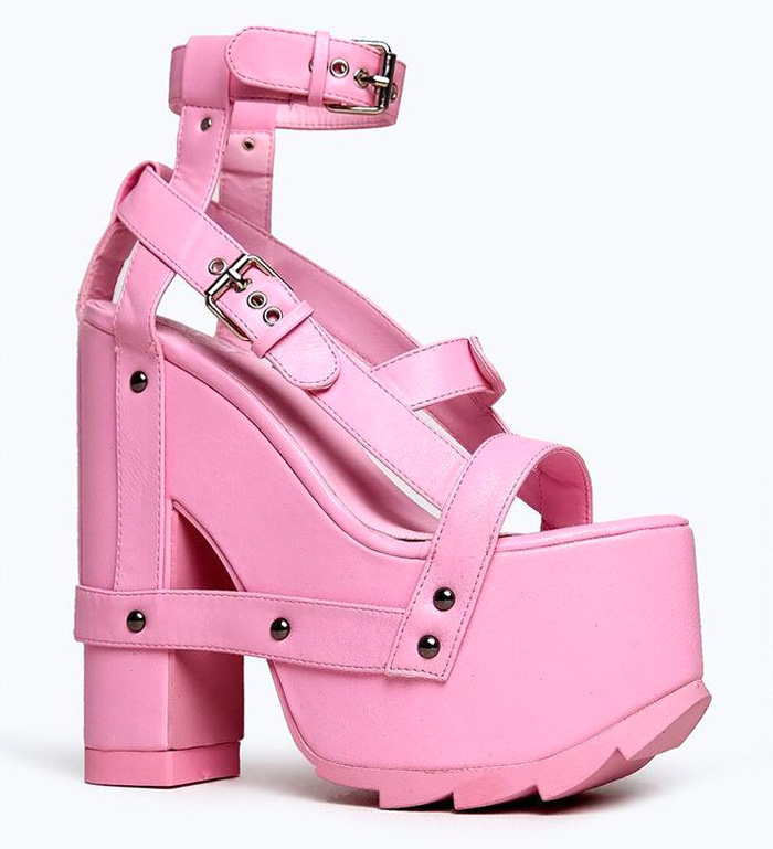 bubblegum pink sandals