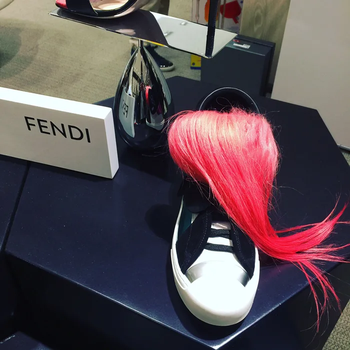 Fendi Karlito Pink Hair Sneakers