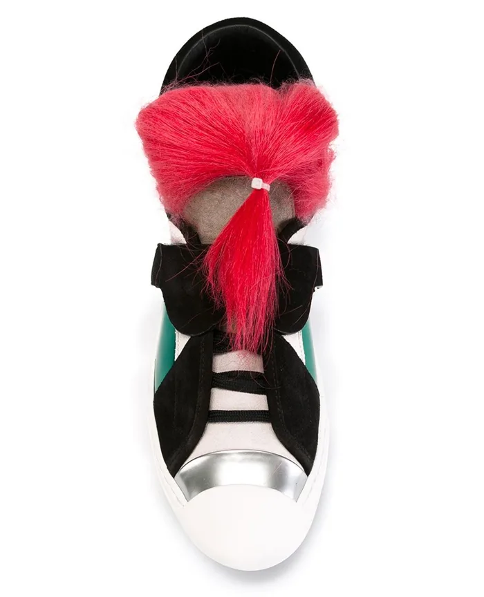 Fendi Karlito Pink Hair Sneakers