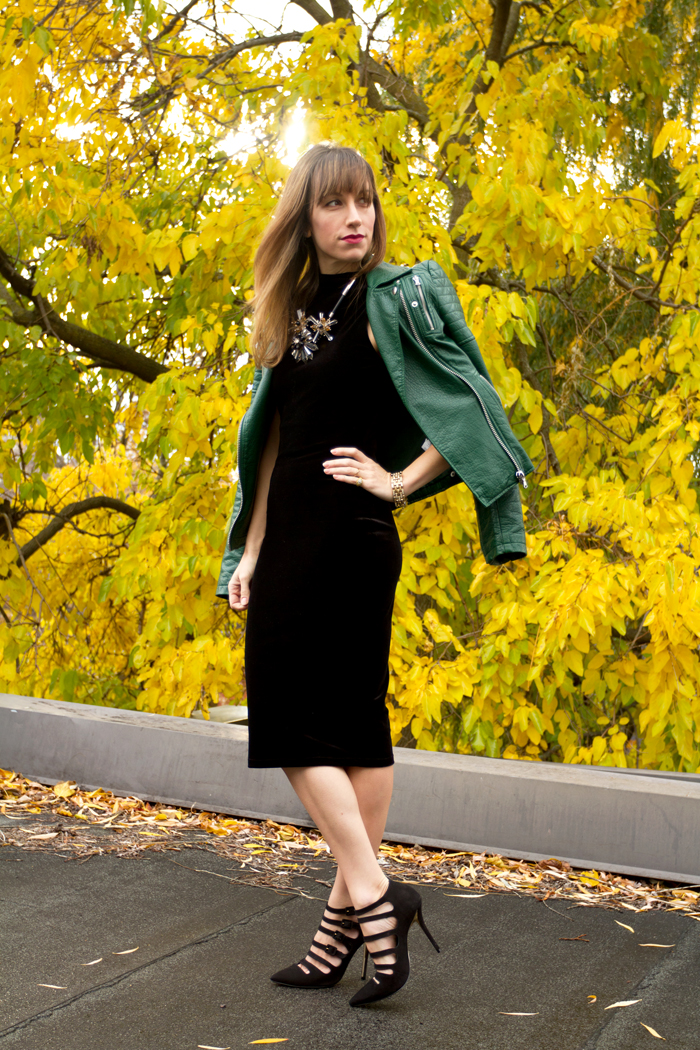 party black dress with boots