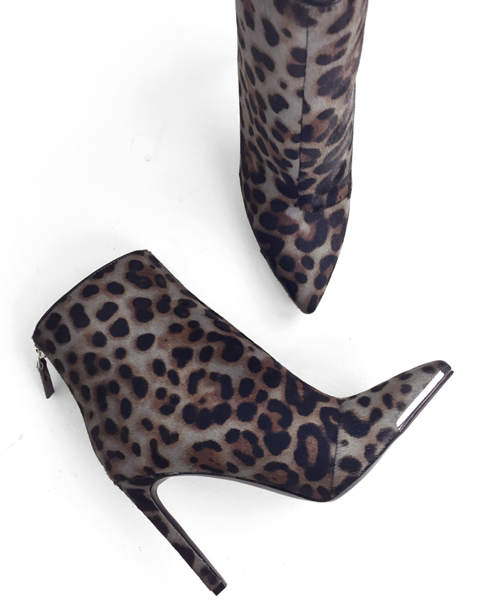 leopard print booties canada