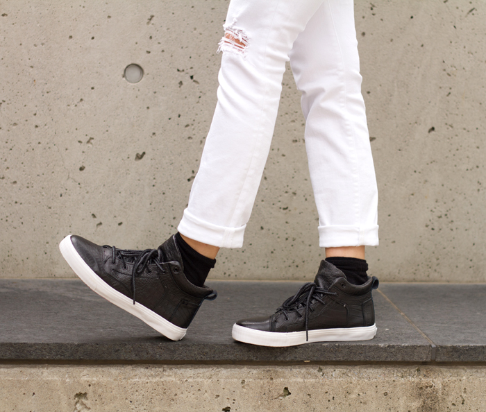 TOMS Shoes High Top Sneakers Review + Styling Inspo