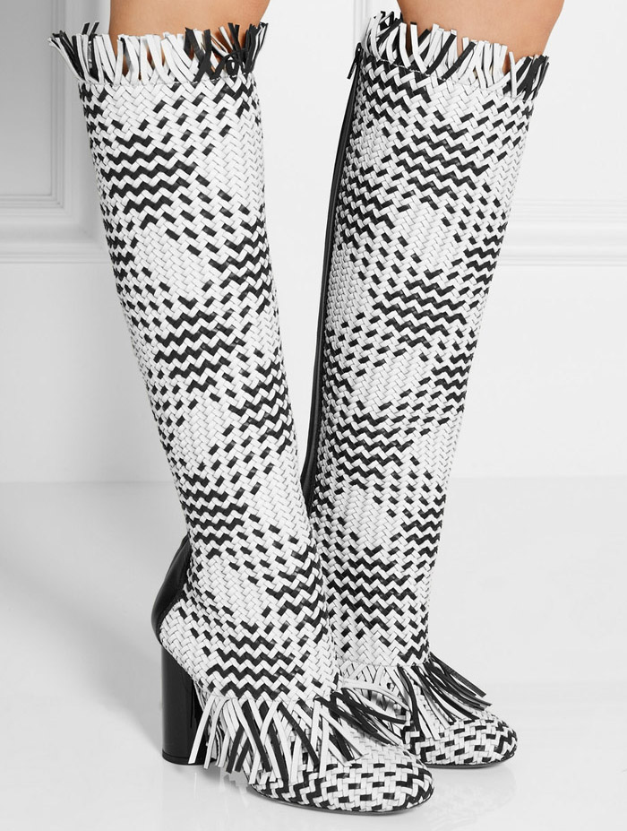 Ugly Boots with Straw-like Fringe c/o Proenza Schouler