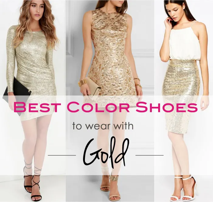 What Color Shoes to Wear with a Gold Dress