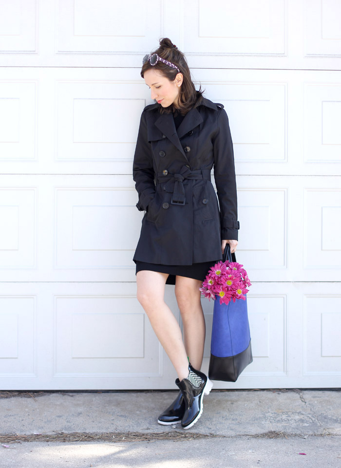 shiny ankle rain boots