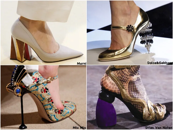 Fall 2016 Shoe Trends - Quirky Heels