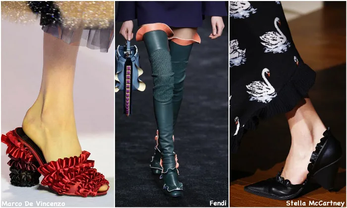 Fall 2016 Shoe Trends - Ruffles