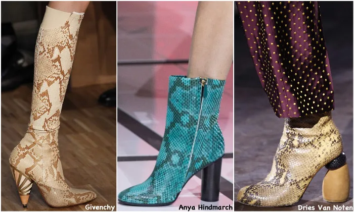 Fall 2016 Shoe Trends - Snake Print