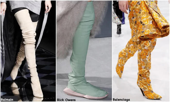 Fall 2016 Shoe Trends - Thigh High Boots