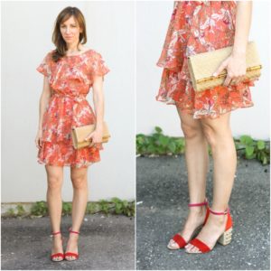shoes to wear with orange dress