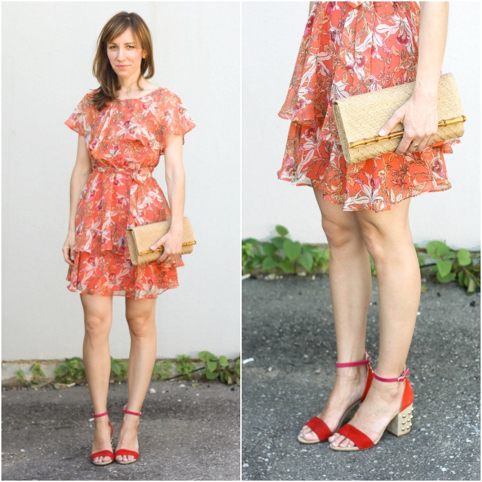 shoes to wear with peach dress