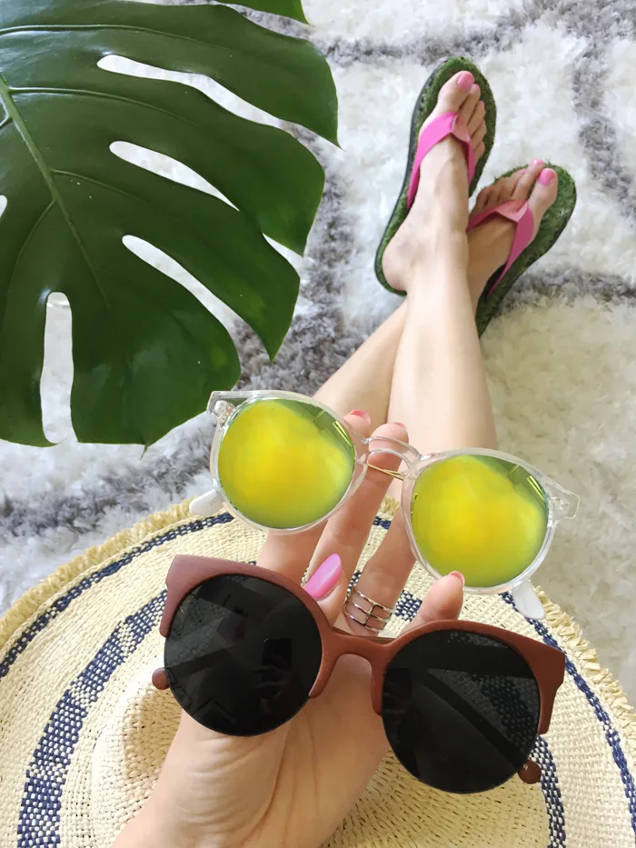 Lime Green Sunglasses | Summer Sunglasses