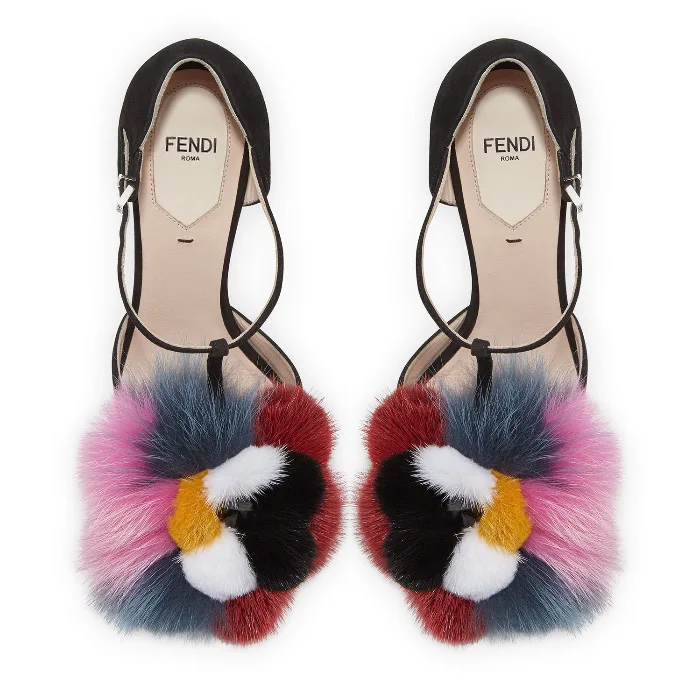 Fendi Furry High Heels