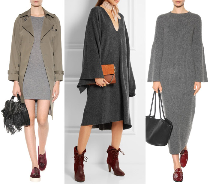 HOW TO STYLE : A Basic Grey Sweater Dress 4 Ways + LOOK BOOK 