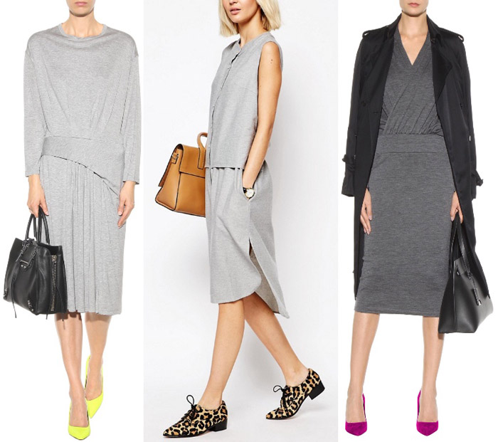 Gray Dress: What Color Shoes to Wear and Where to Find Them ...