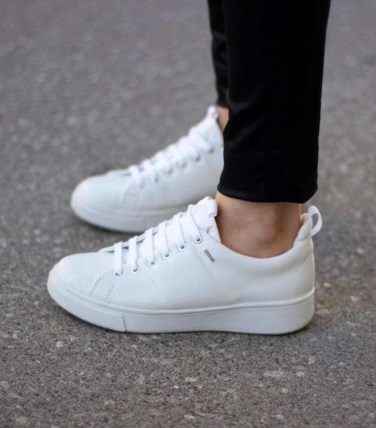 Waterproof White Sneakers - Geox