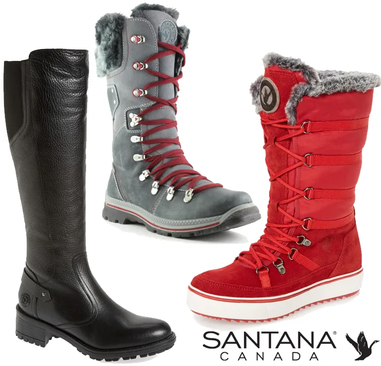 3 Canadian Winter boots brand Santana.