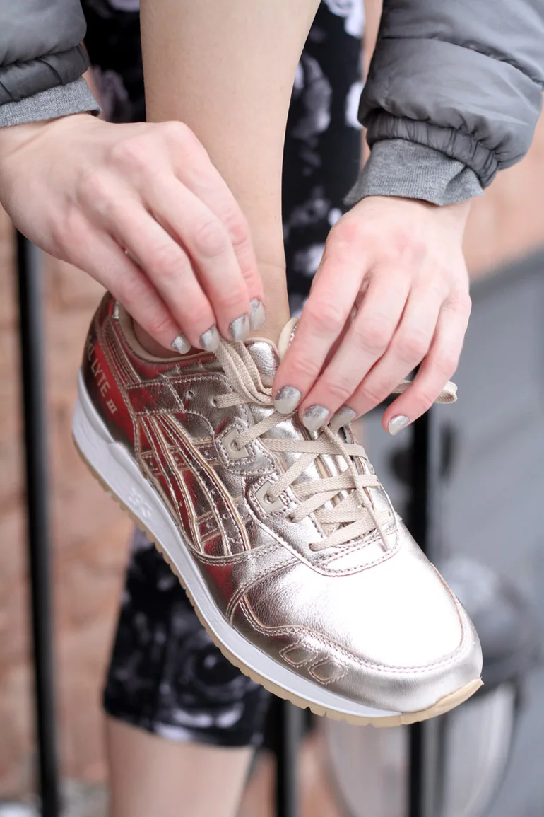 Asics Rose Gold Sneakers