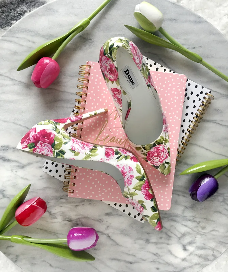 Mothers Day Gift Guide 2017 Floral Pumps