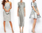 shoes to wear with silver gown