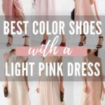 Different Color Shoes to Wear with Blush Dress