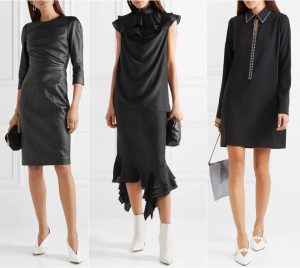 color of shoes for black dress