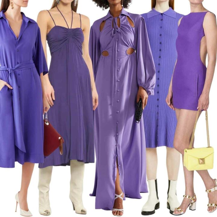 8 Best Color Shoes to Wear with a Purple Dress Outfit