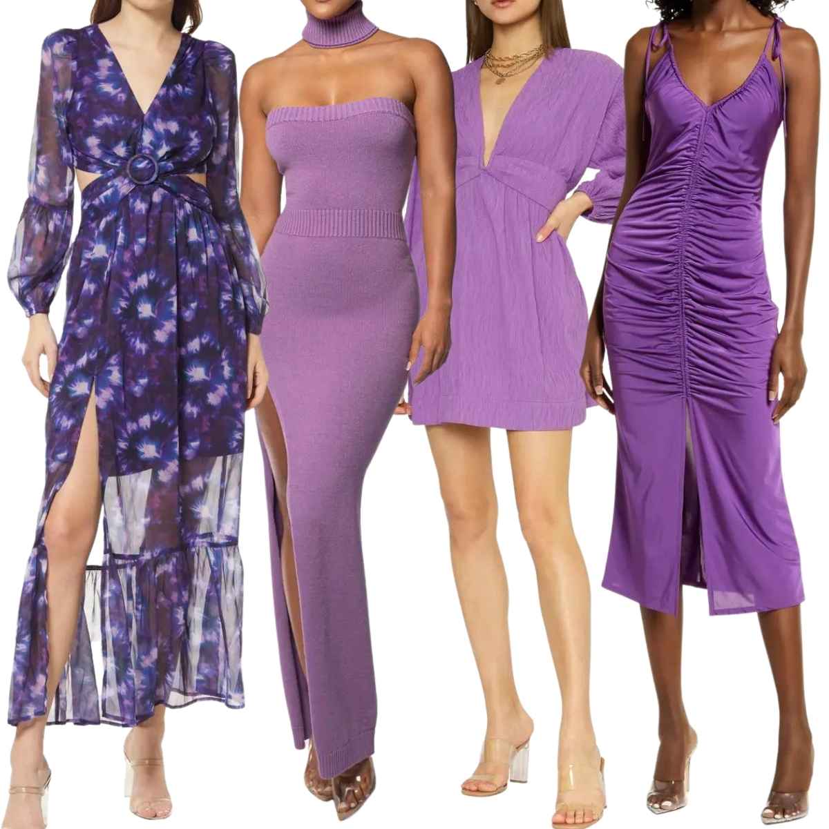 What Shoes to wear with a Purple Dress
