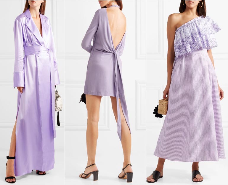 light lavender color dress