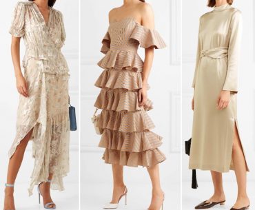 What Color Shoes to Wear with a Beige Dress & Outfit