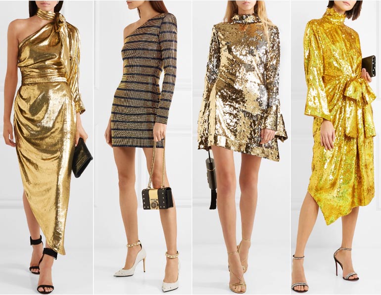 shoes to wear with gold dress cheap online