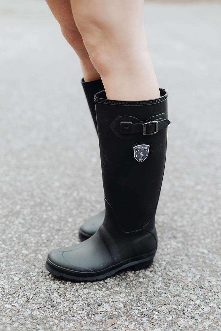 Jennifer Matte Black Rain Boots
