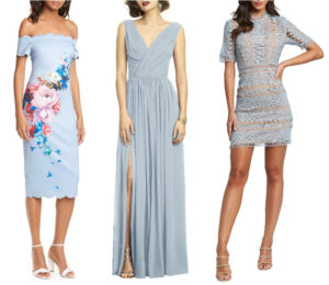 shoes that go with light blue dress