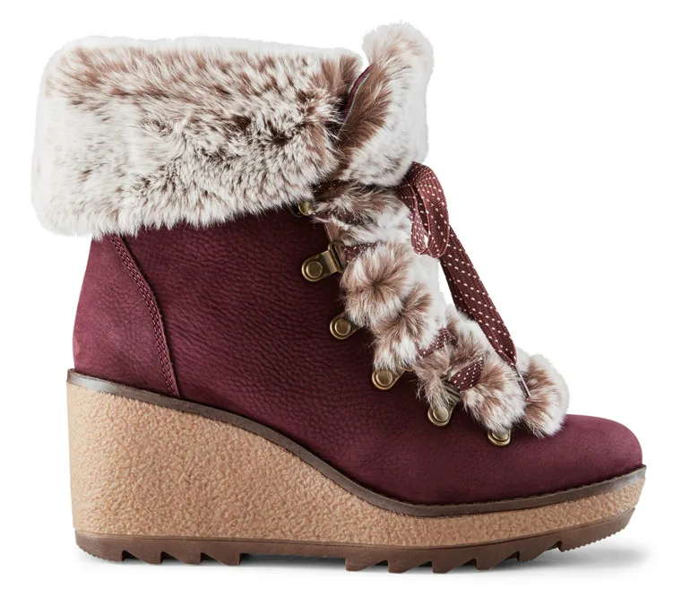 Cougar Winter Boots Penelope Wedge Bootie