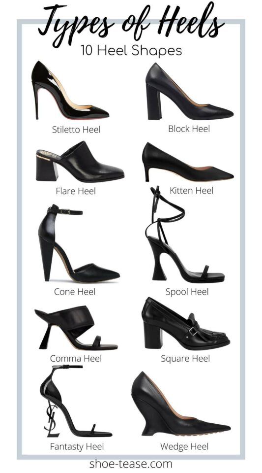 Different Types of Heels for Women The Ultimate Guide to Heel Styles!