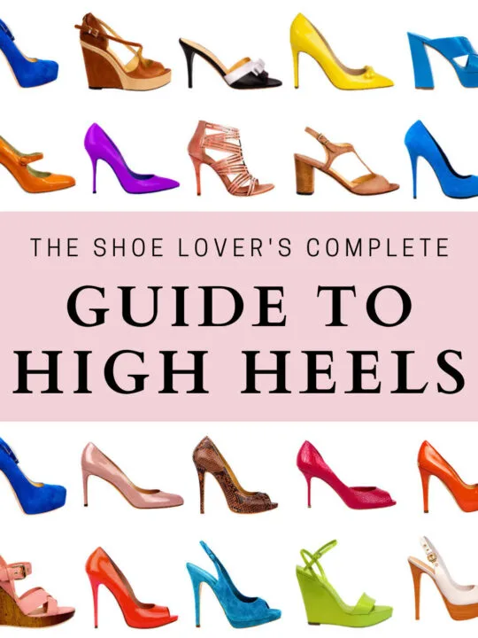 High Heels Shoes Choose Background Color