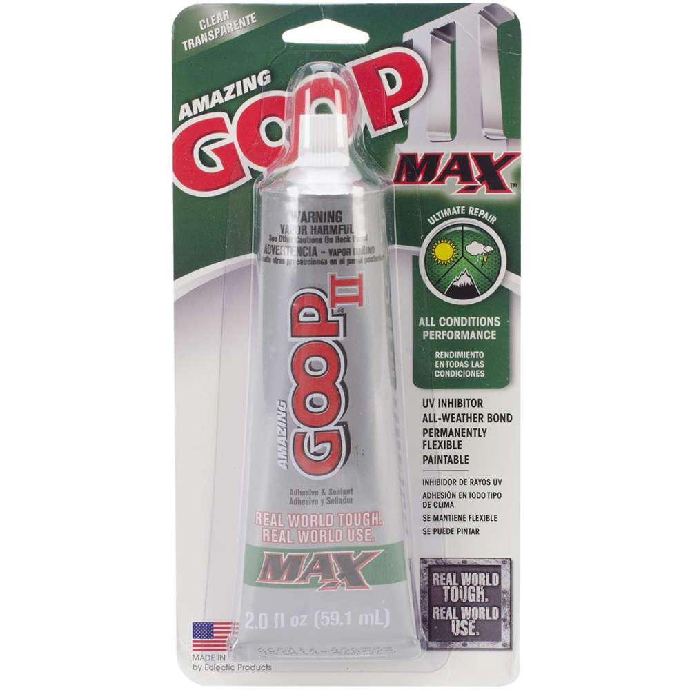 Goop 2 Max Sapato Cola para reparação de sapato como melhor cola para sapatos.