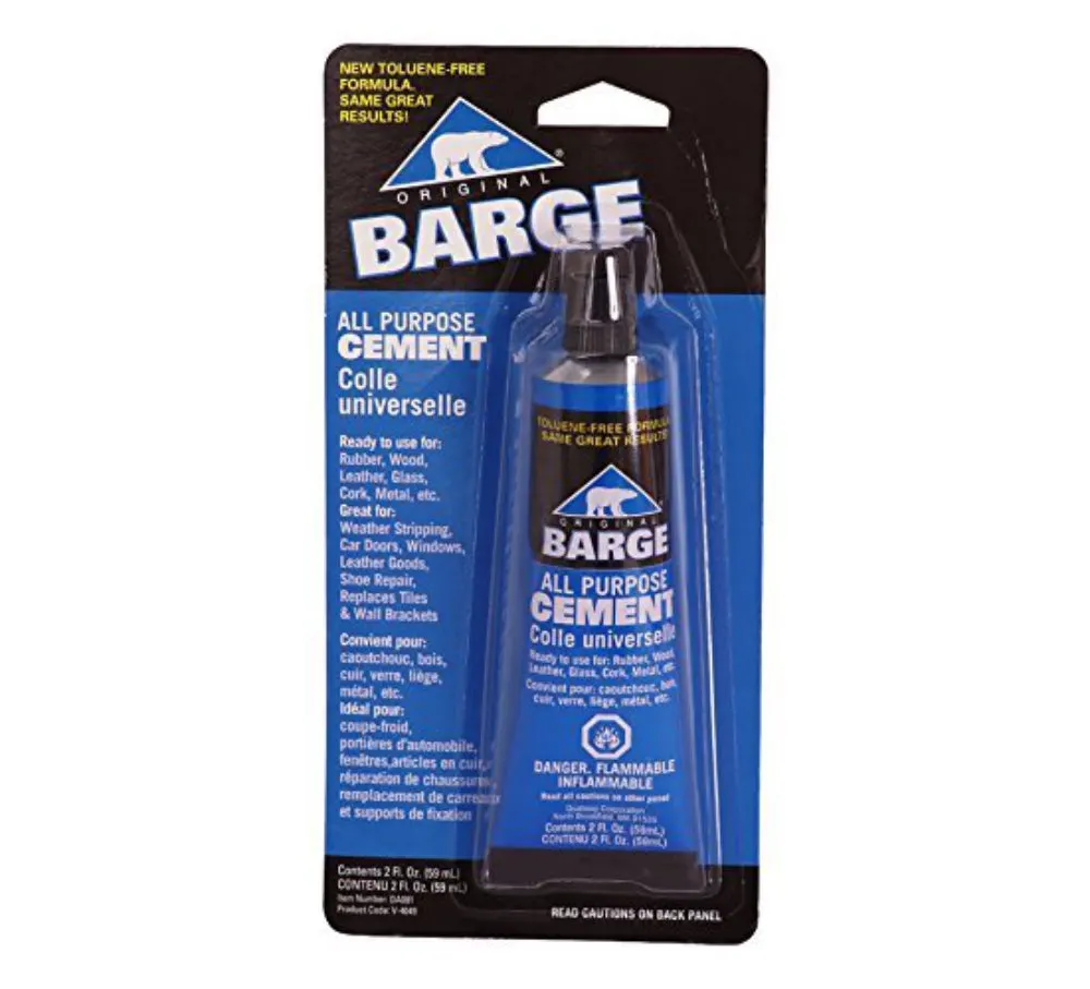 Barge TF Cement Rubber Shoe Glue for Shoe Repair as best glue for shoes.