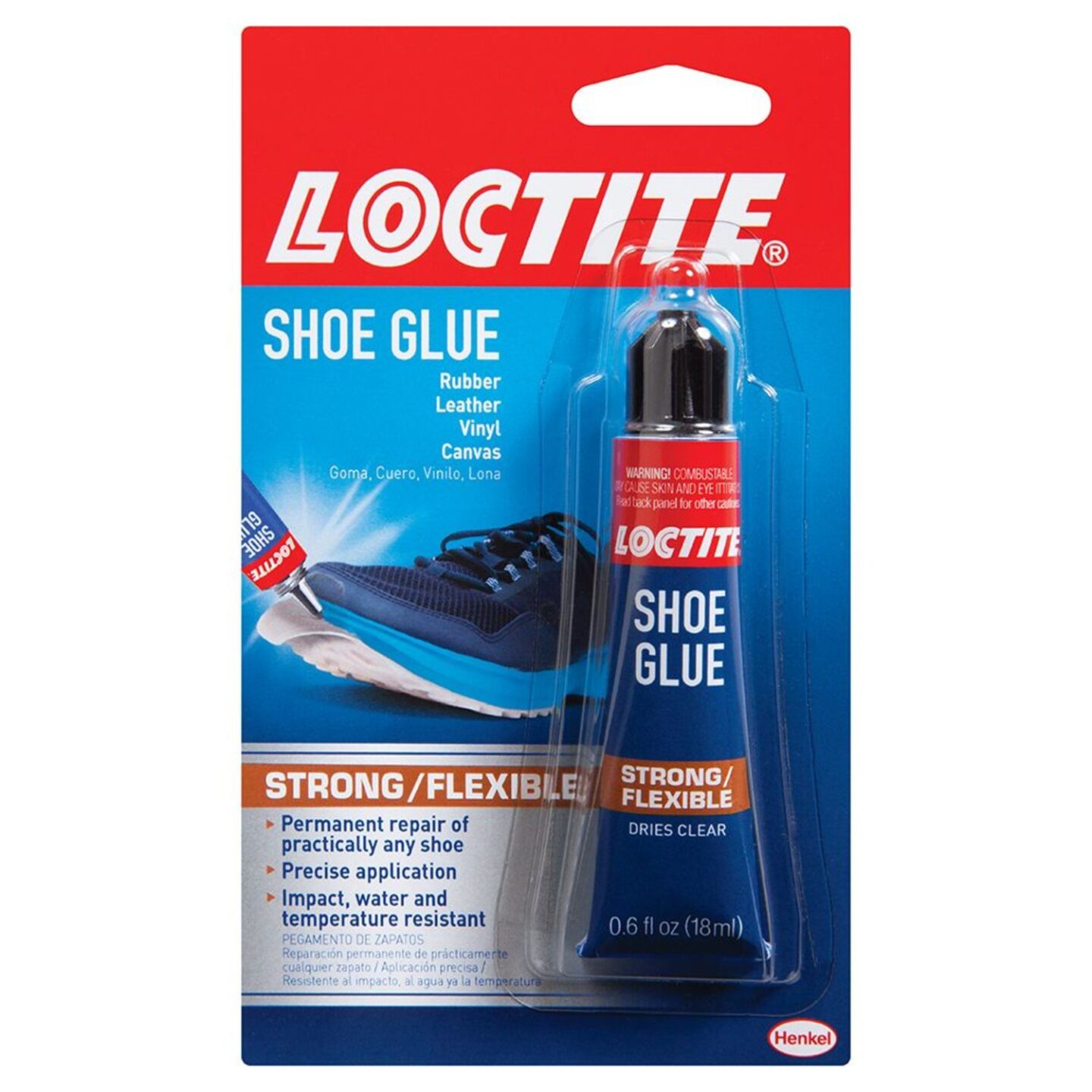 Loctite Shoe Glue for Shoe Repair as best glue for shoes.