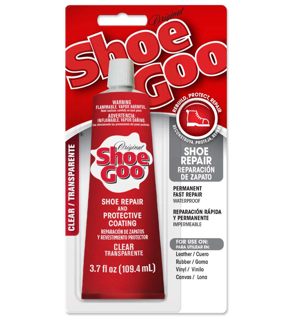 Shoe Goo Shoe Glue for Shoe Repair as best glue for shoes.