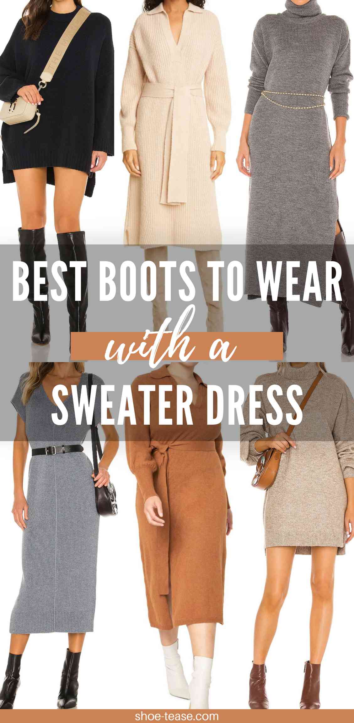 How To Wear A Sweater Dress With Ankle Boots? - PostureInfoHub