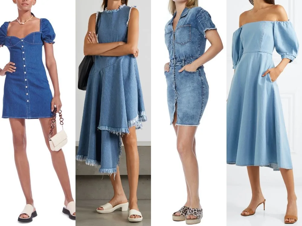 Best shoes to wear with shop denim dress
