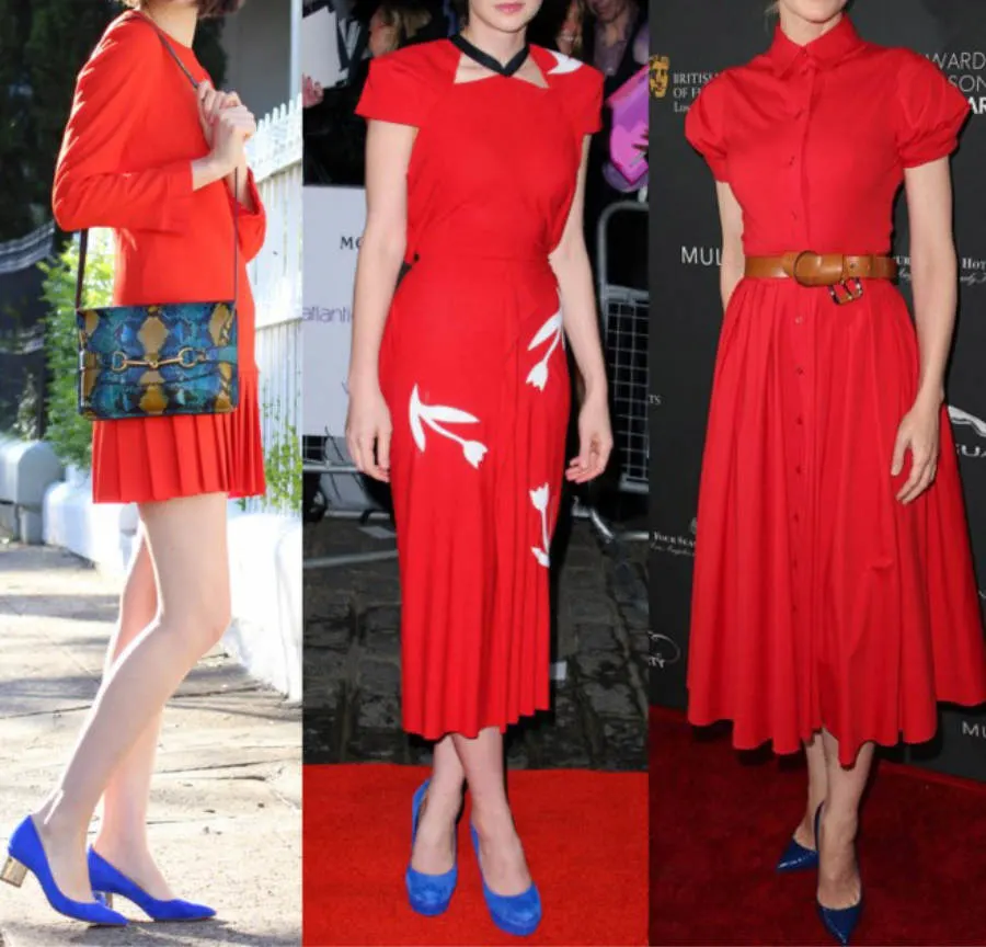 What Color Shoes To Wear With A Red Dress