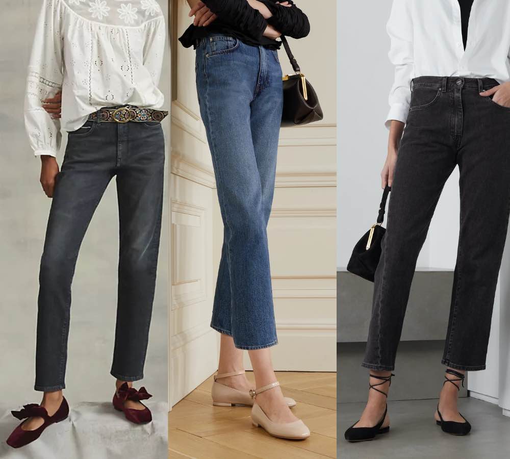 Shoes to wear with straight leg jeans 2021